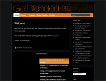 Tablet Screenshot of getblended.org